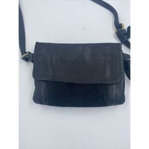 Elie Handbags Genuine Leather Crossbody Bag 9”x 7” Made in USA, Leather Purse